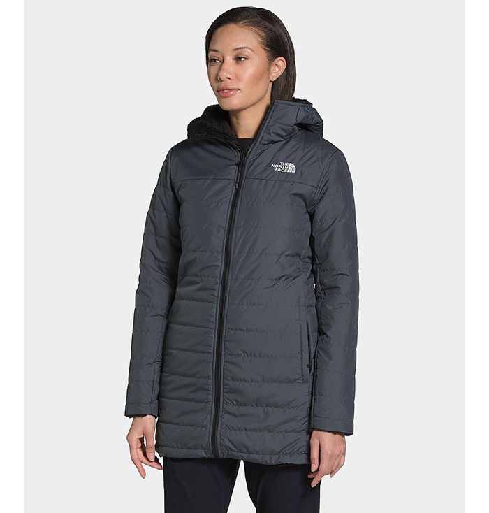The North Face Mujer Gris/Negra Outlet The North Face Argentina Mossbud Insulated Reversible Online Shop